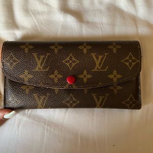 Authentic Emile Wallet Red